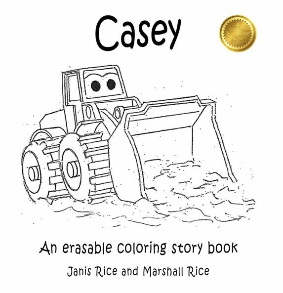 Casey "An erasable coloring story book" (New Edition)