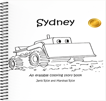 Sydney "An erasable coloring story book" (New Edition)