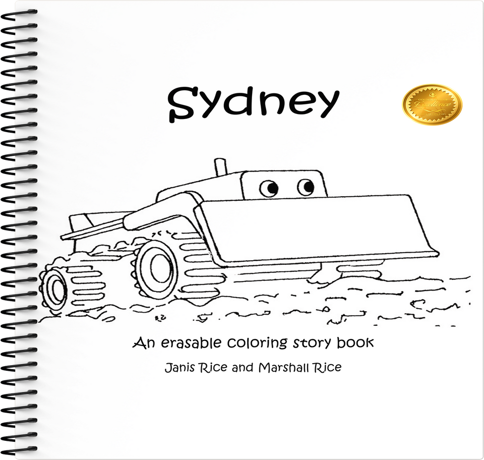 Sydney "An erasable coloring story book" (New Edition)